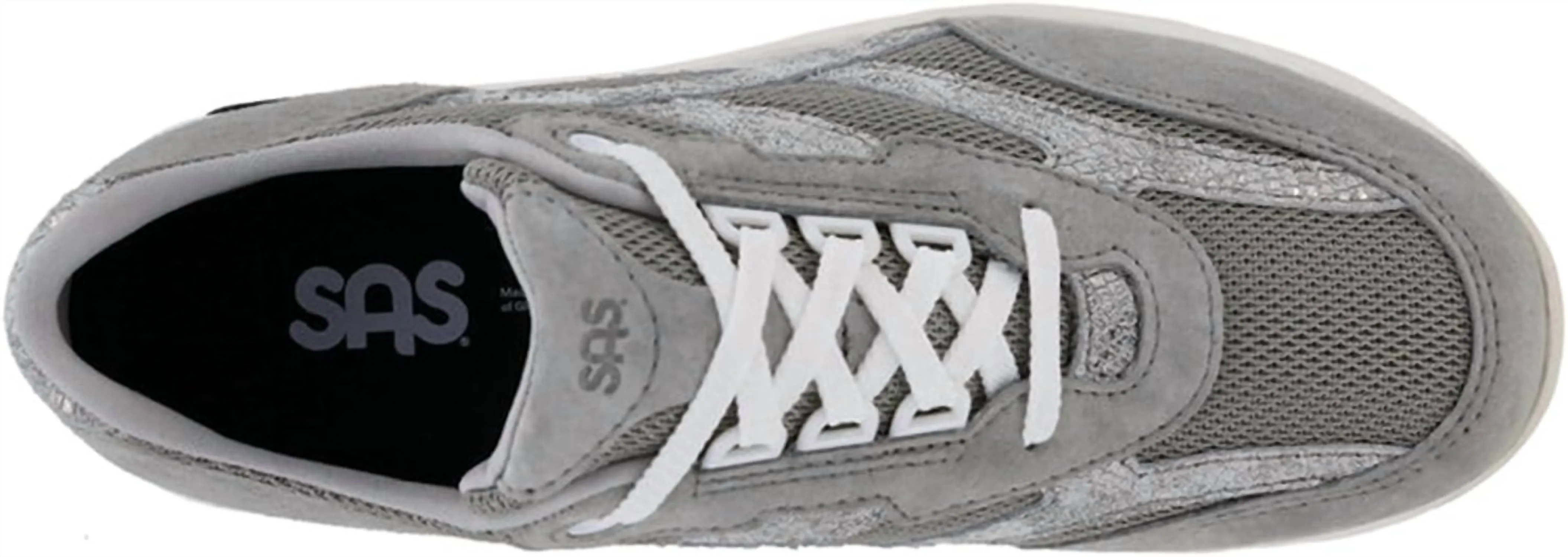 Women's Tour Mesh Lace Up Sneaker In Plata Mix