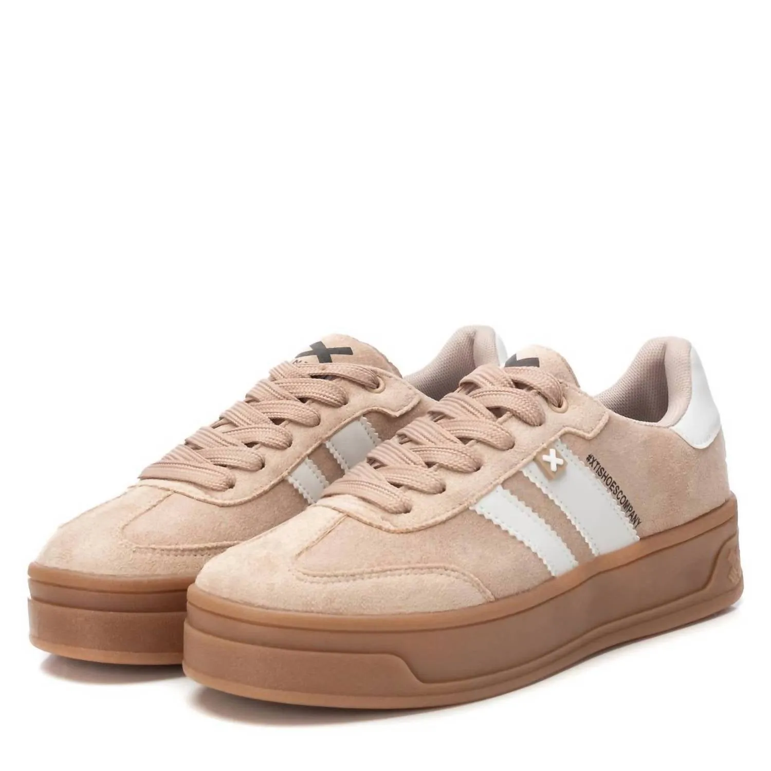 Women's Trainer Sneakers In Beige