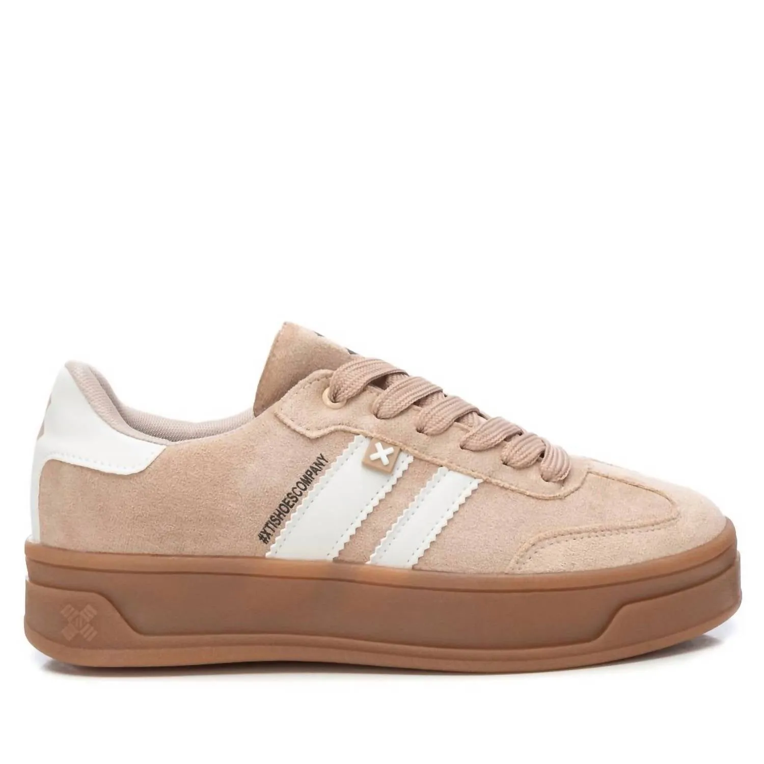 Women's Trainer Sneakers In Beige
