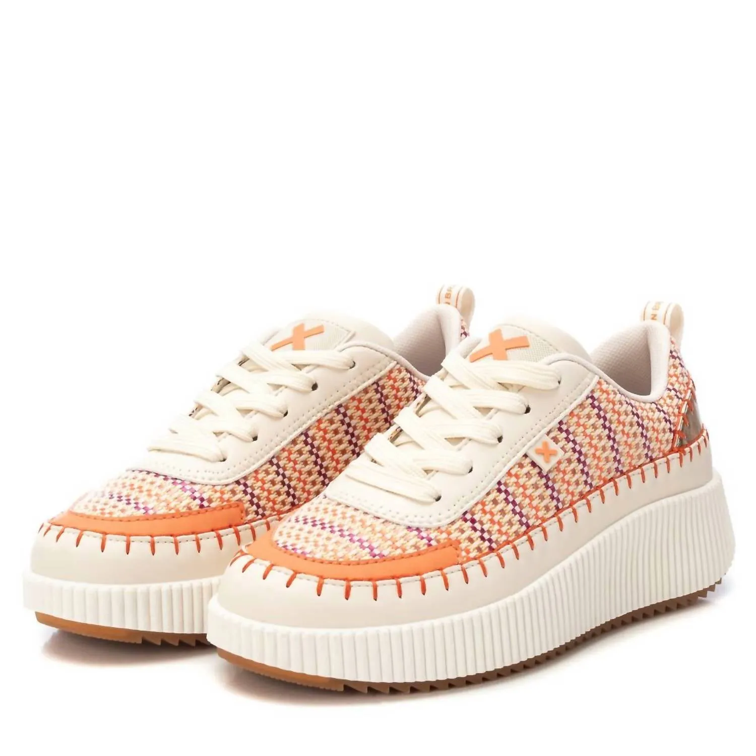Women's Trainer Sneakers In Coral
