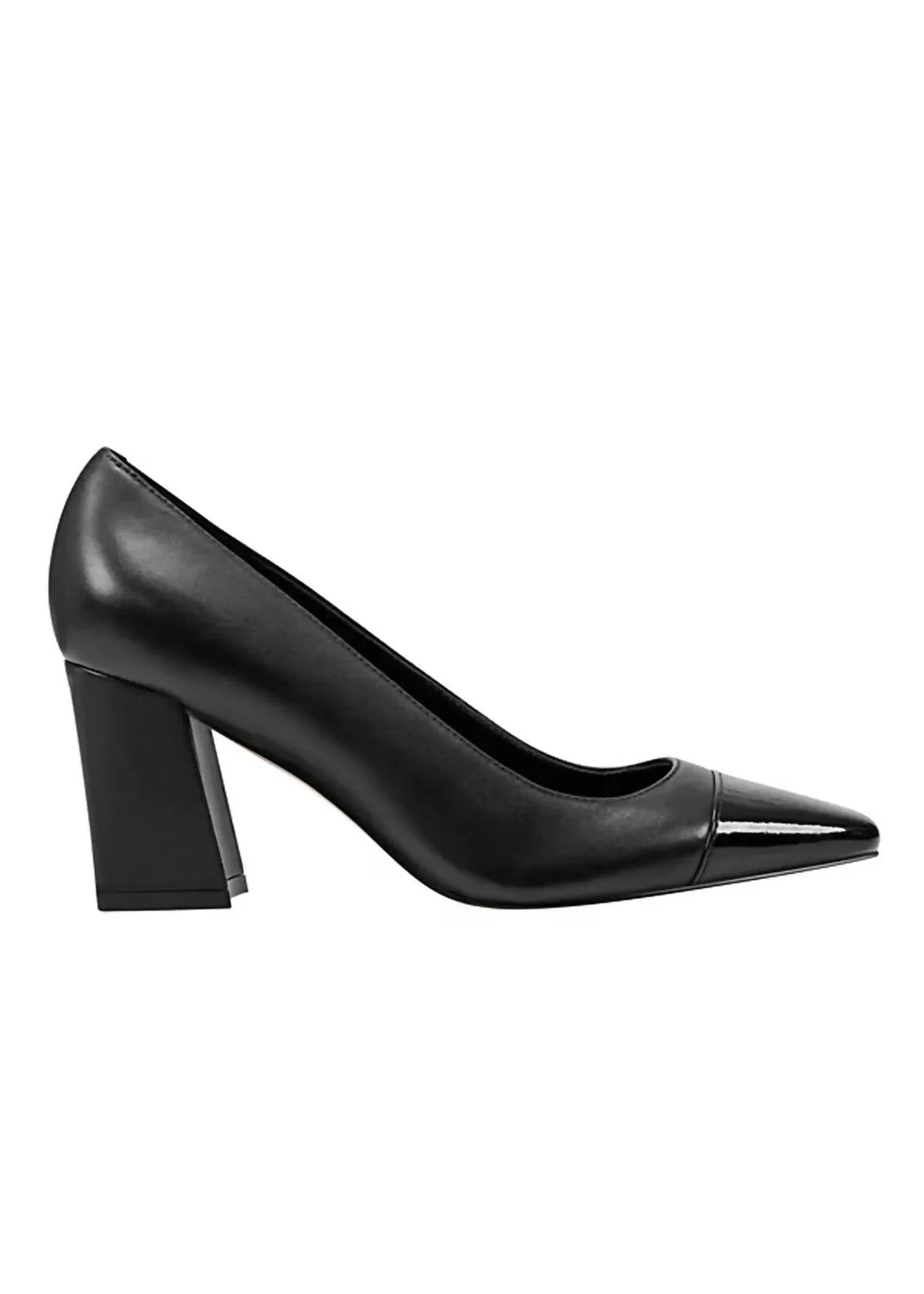 Women's Vernie Block Heel Dress Pumps In Black / Black