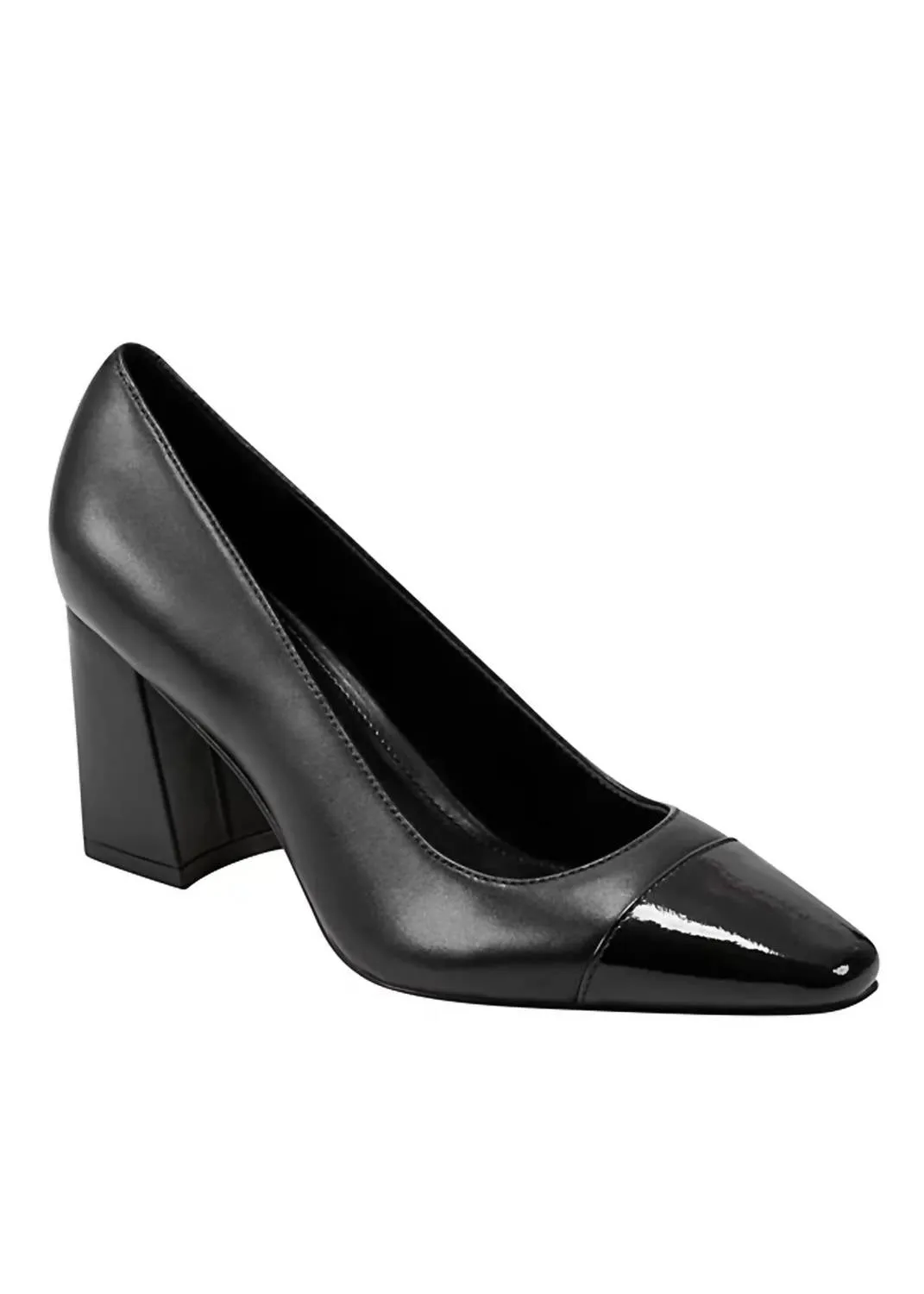 Women's Vernie Block Heel Dress Pumps In Black / Black