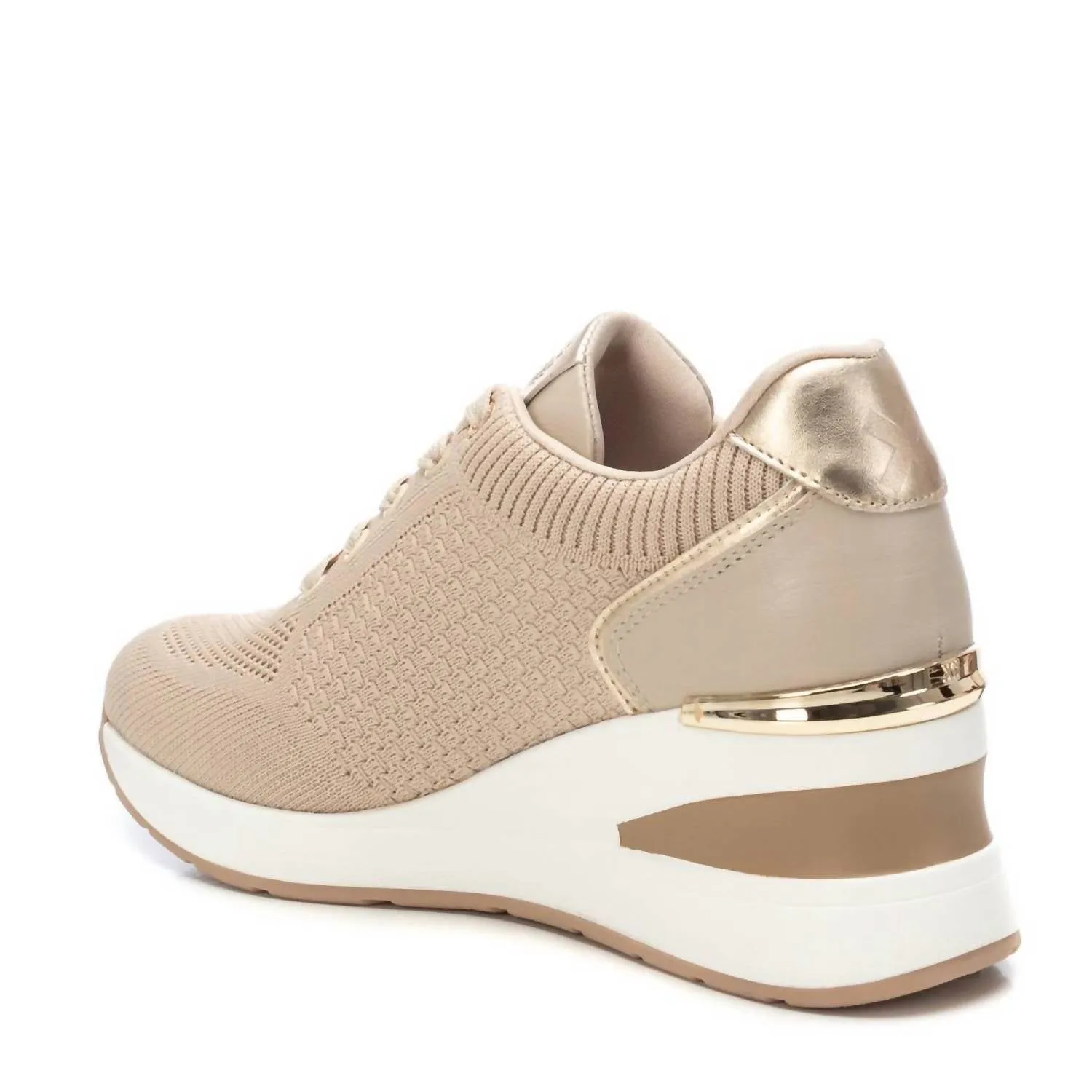 Women's Wedge Comfort Sneakers In Beige