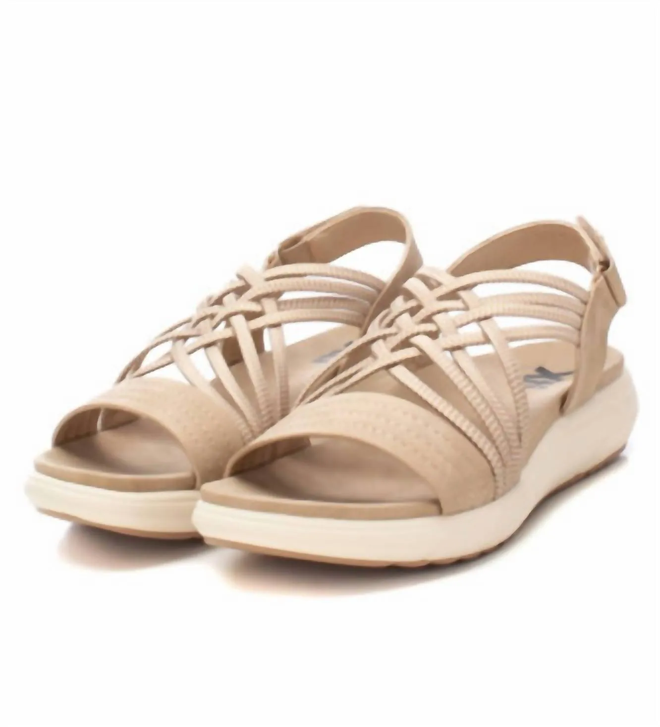 Women's Wedge Sandals In Beige