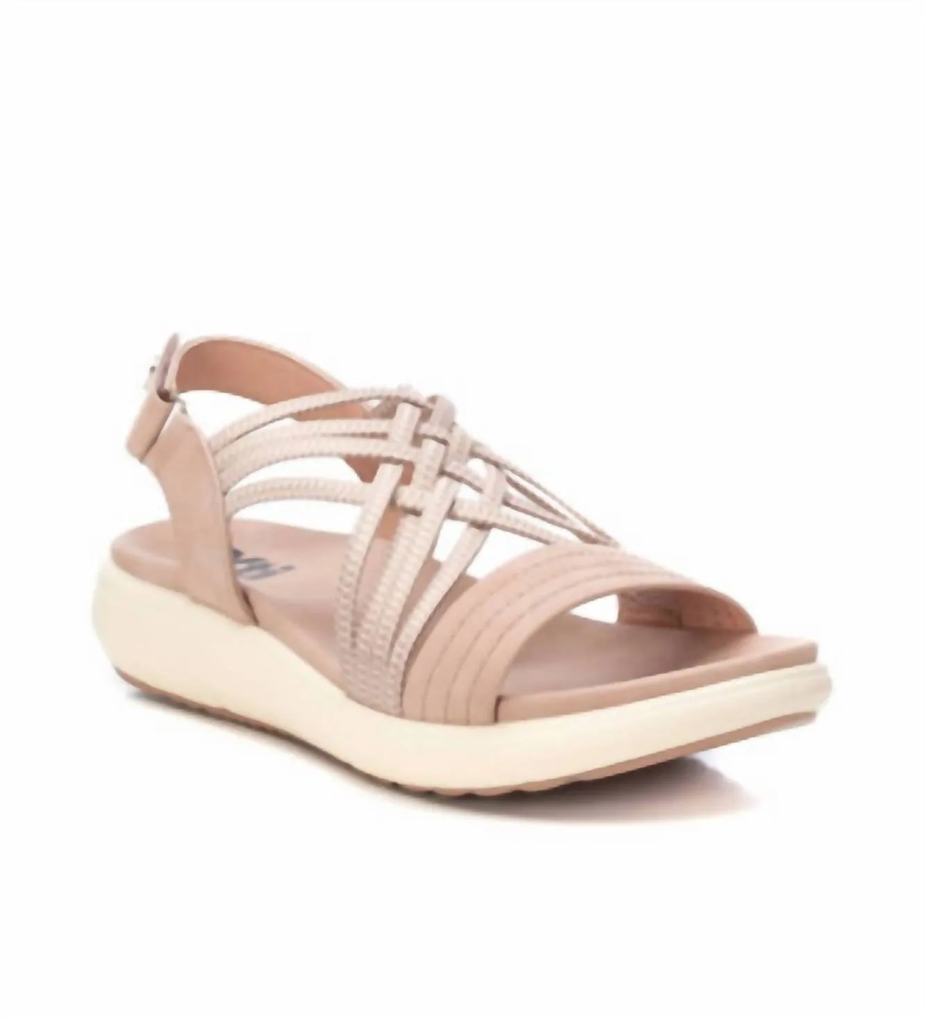 Women's Wedge Sandals In Nude