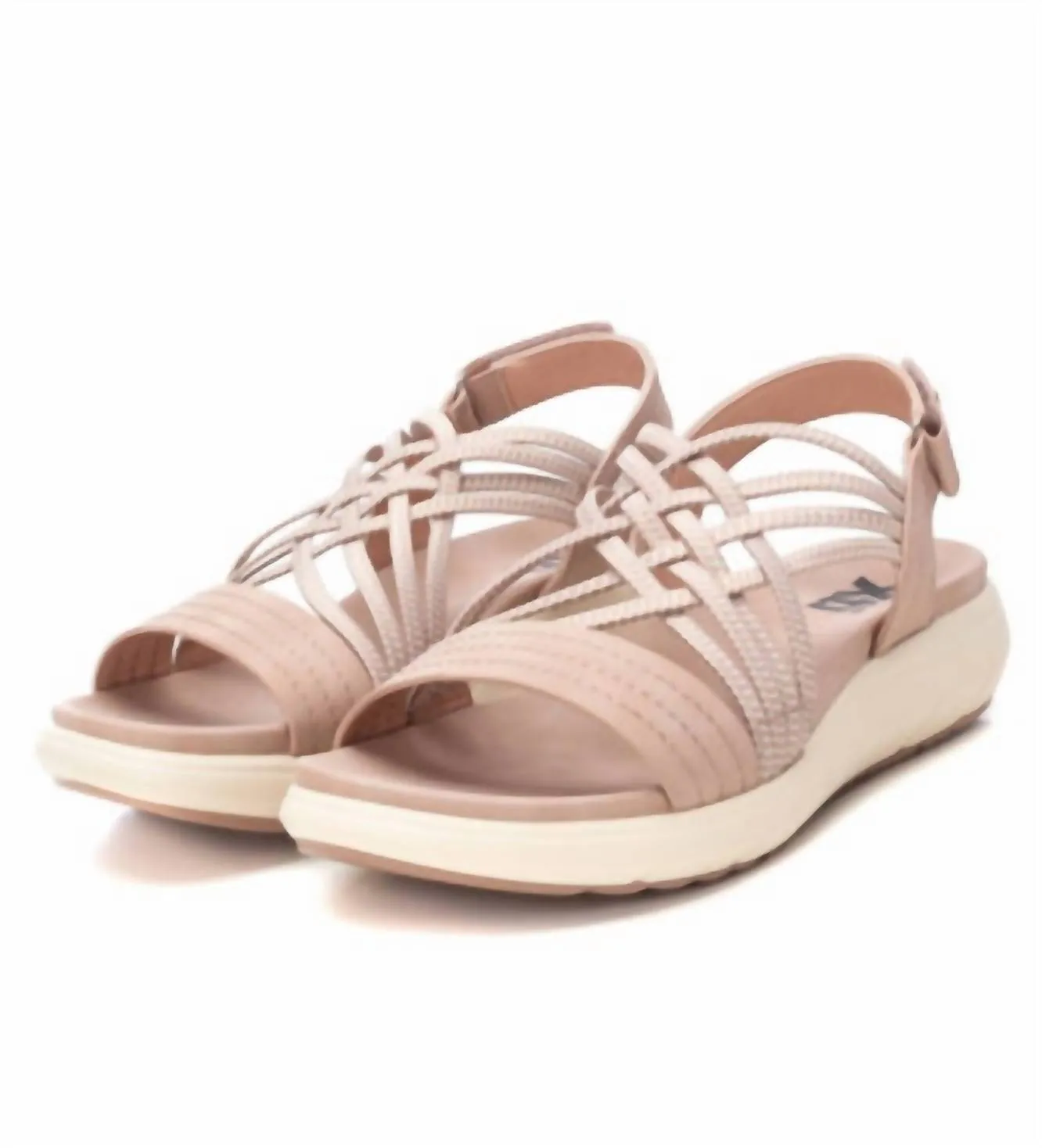 Women's Wedge Sandals In Nude