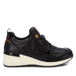 Women's Wedge Trainer Sneakers In Black