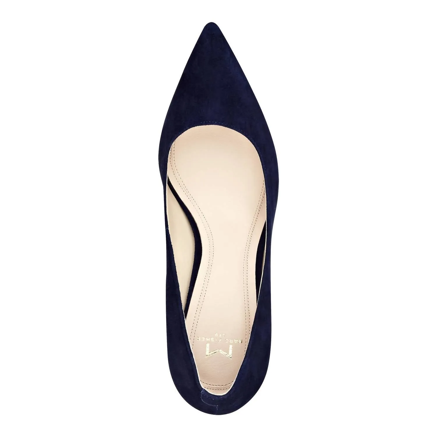 Women's Zala Suede Pump Heels In Dark Blue Suede