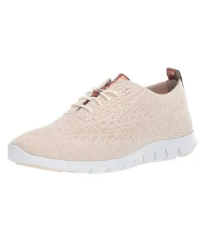 Women's Zerogrand Stitchlite Wool Oxford Sneakers In Shifting Sand Heather