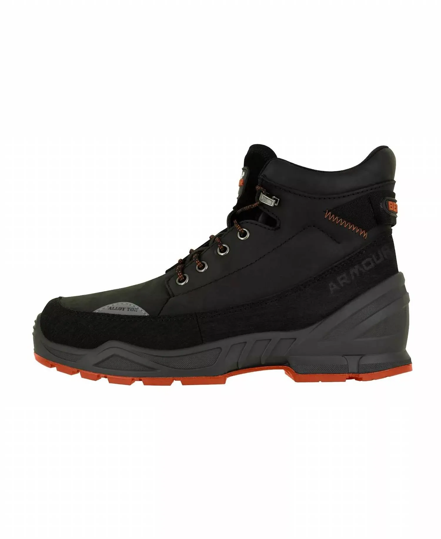 Work Boots 6  Alloy Toe Boots In Black
