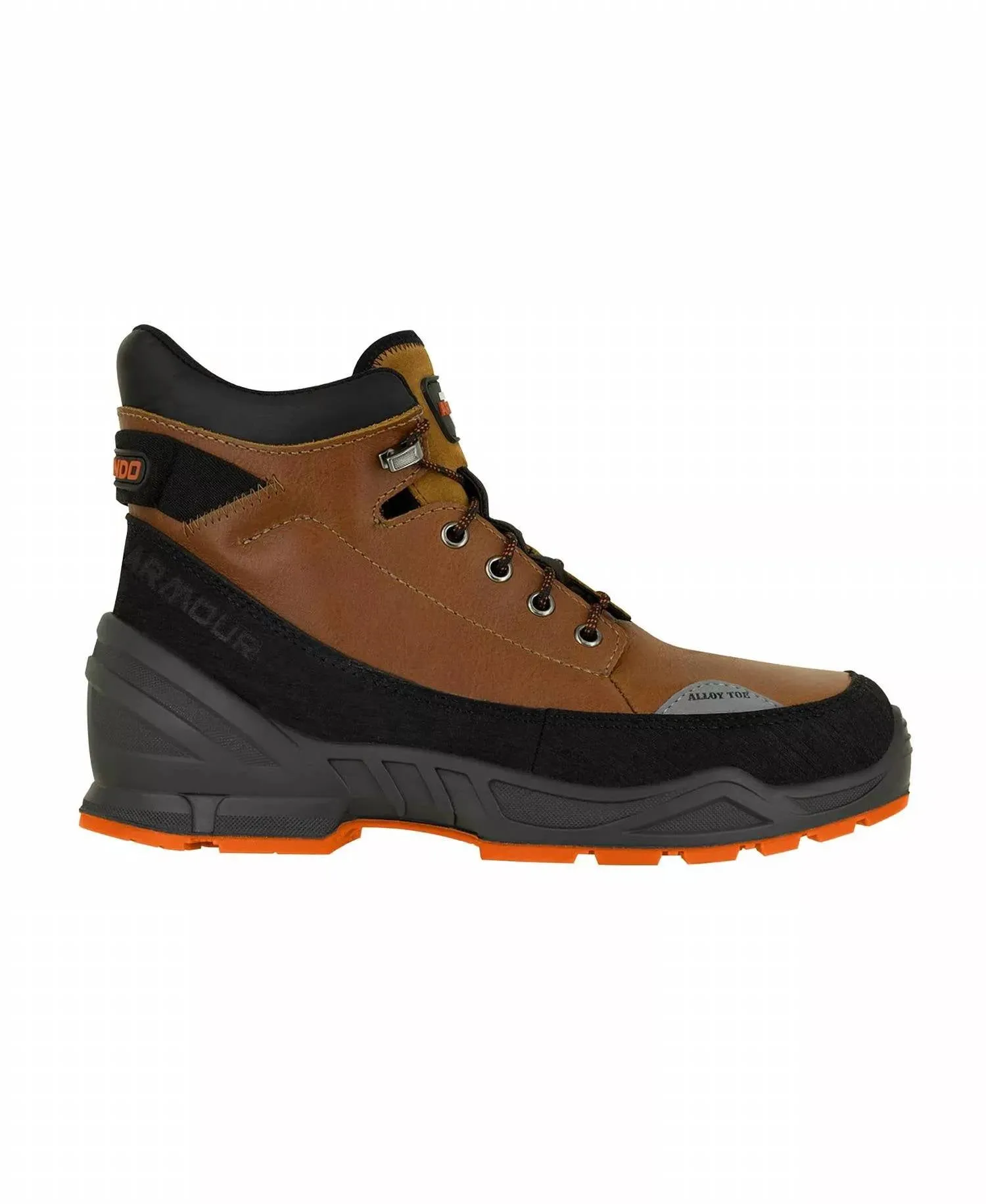 Work Boots 6  Alloy Toe Boots In Rust