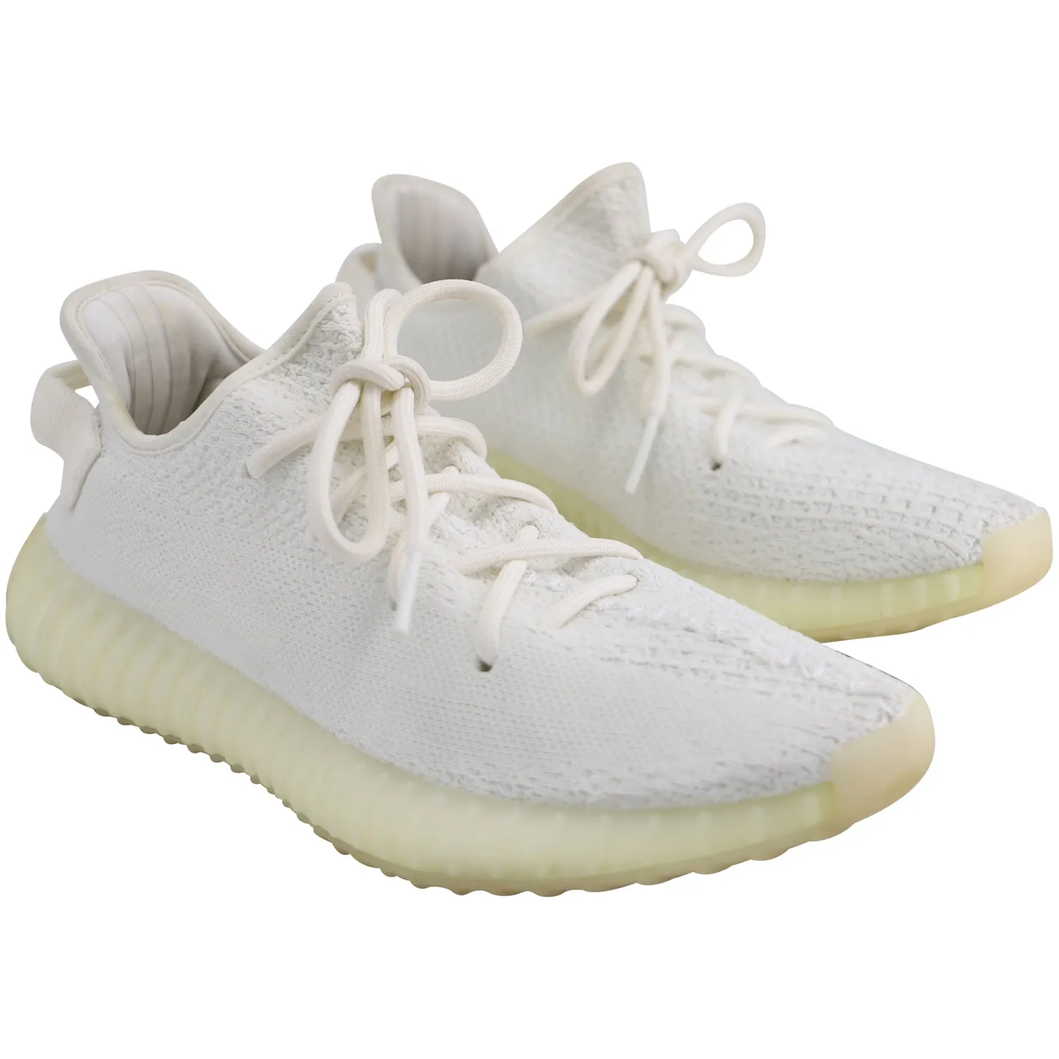 Yeezy Boost Knit 350 V2 in Triple White Spandex