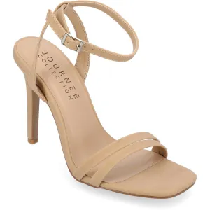 Yevva Womens Buckle Man Made Ankle Strap