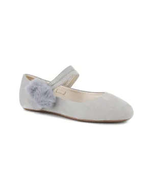 Yosi Samra Miss Sandie Suede Mary Jane Ballet Flat